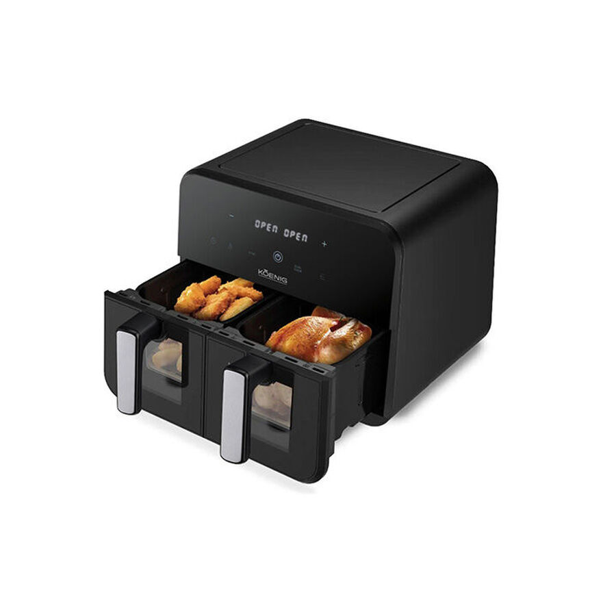 Koenig Doppel-Heissluftfritteuse Quick & Pure 5