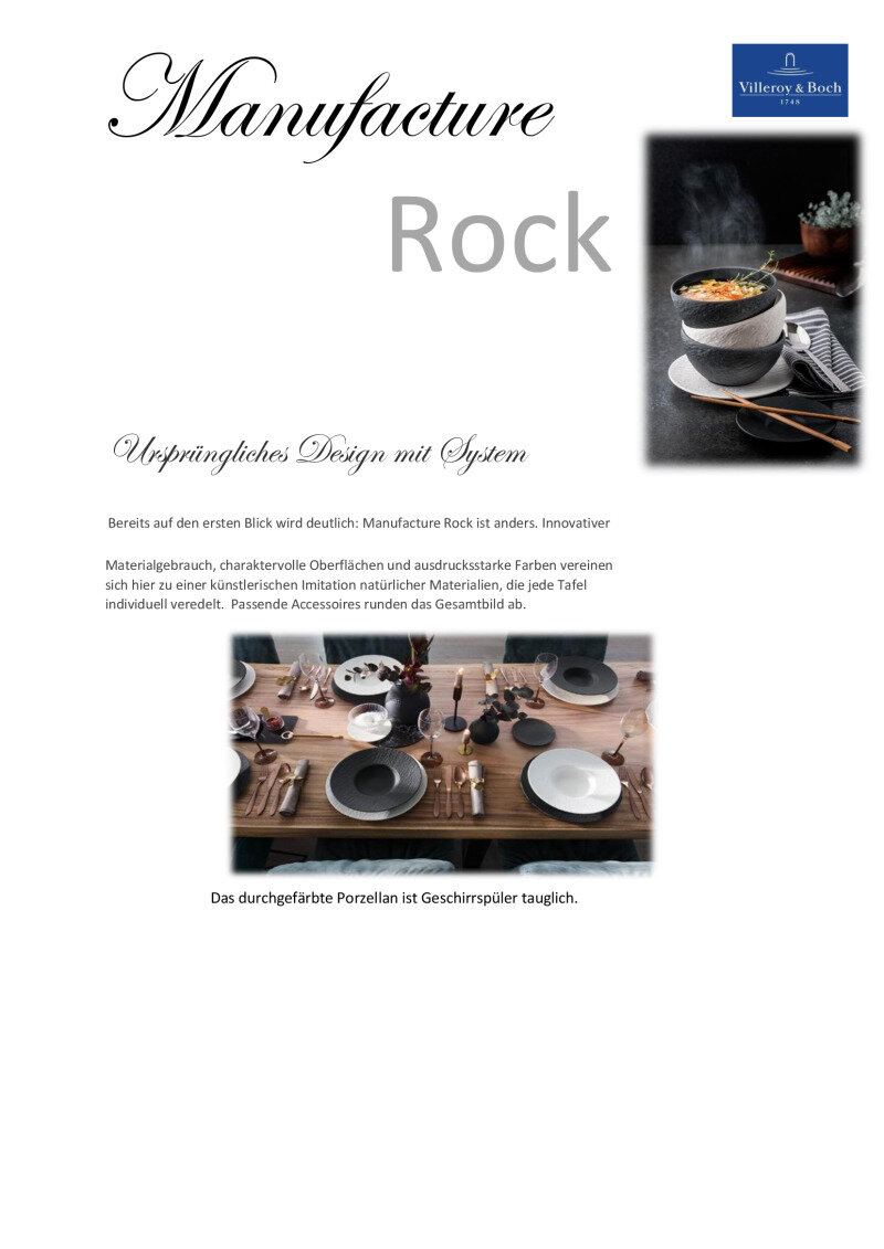Datenblatt Villeroy & Boch Manufacture Rock