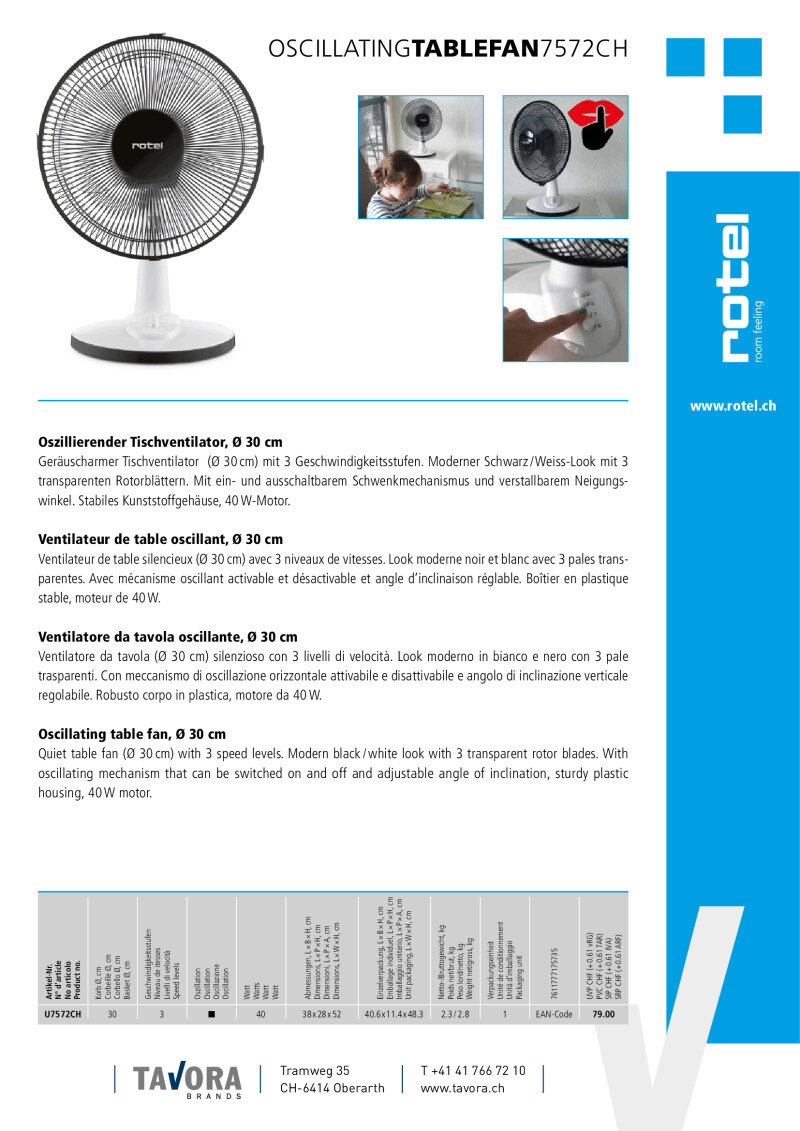 Datenblatt Rotel U7572CH