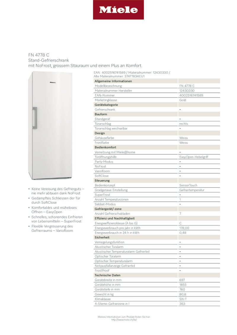 Datenblatt FN 4778 C