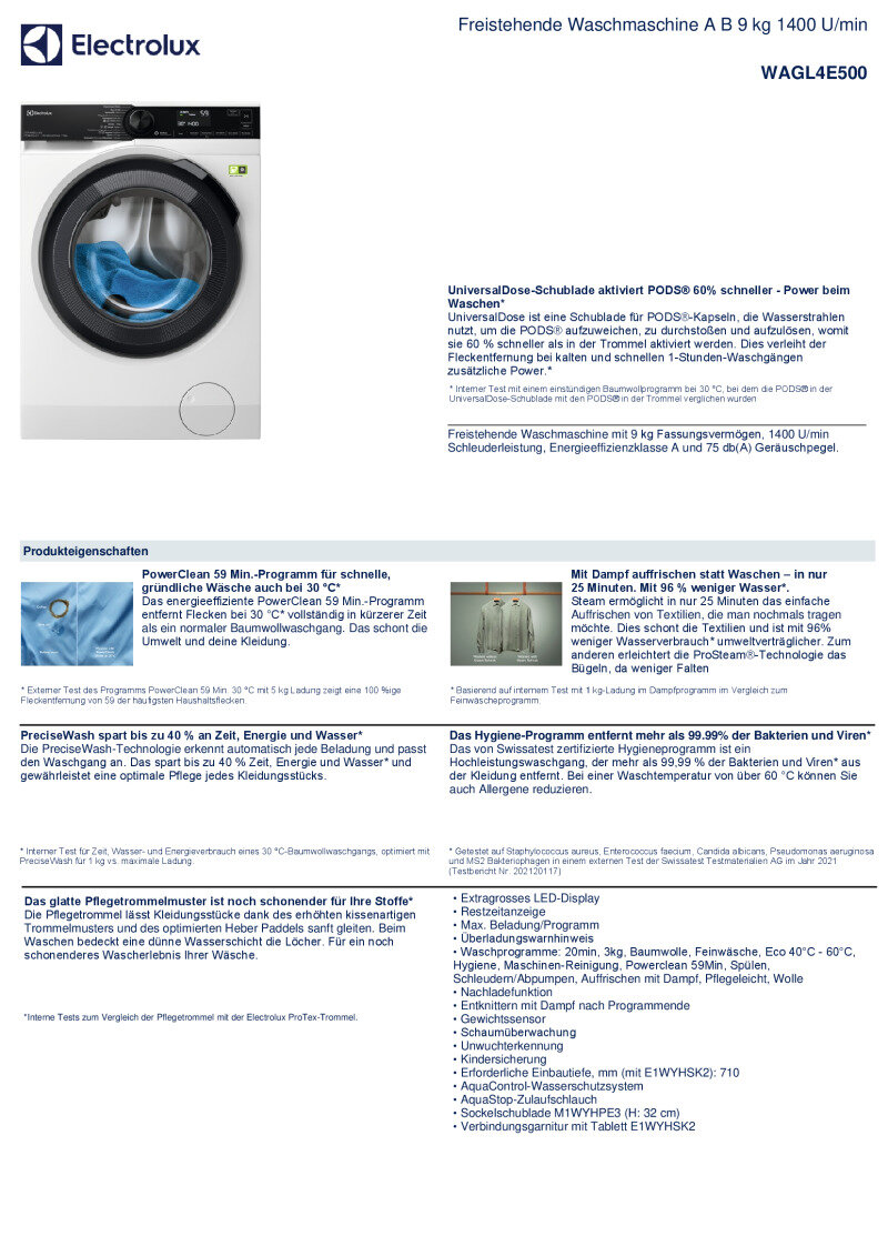 Datenblatt WAGL4E500